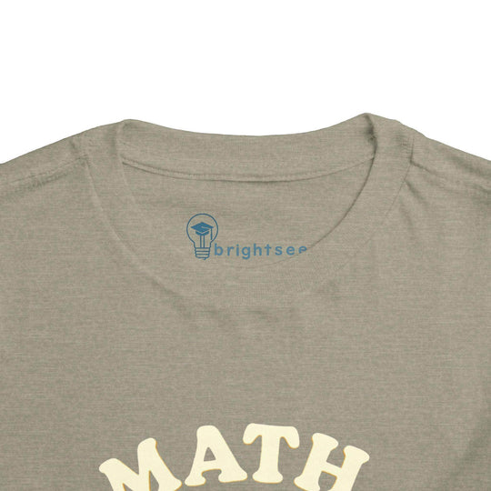 Math is Fun Cute Calculator - Toddler Short Sleeve - Brightsee