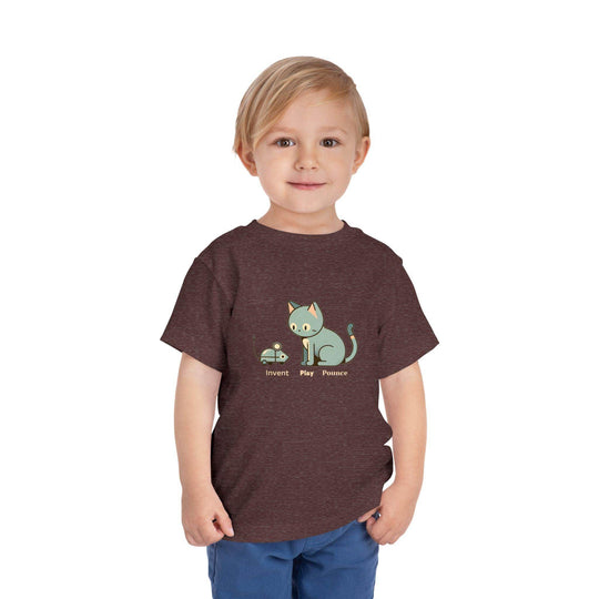 Robot Mouse and Cat - Toddler Short Sleeve - Brightsee