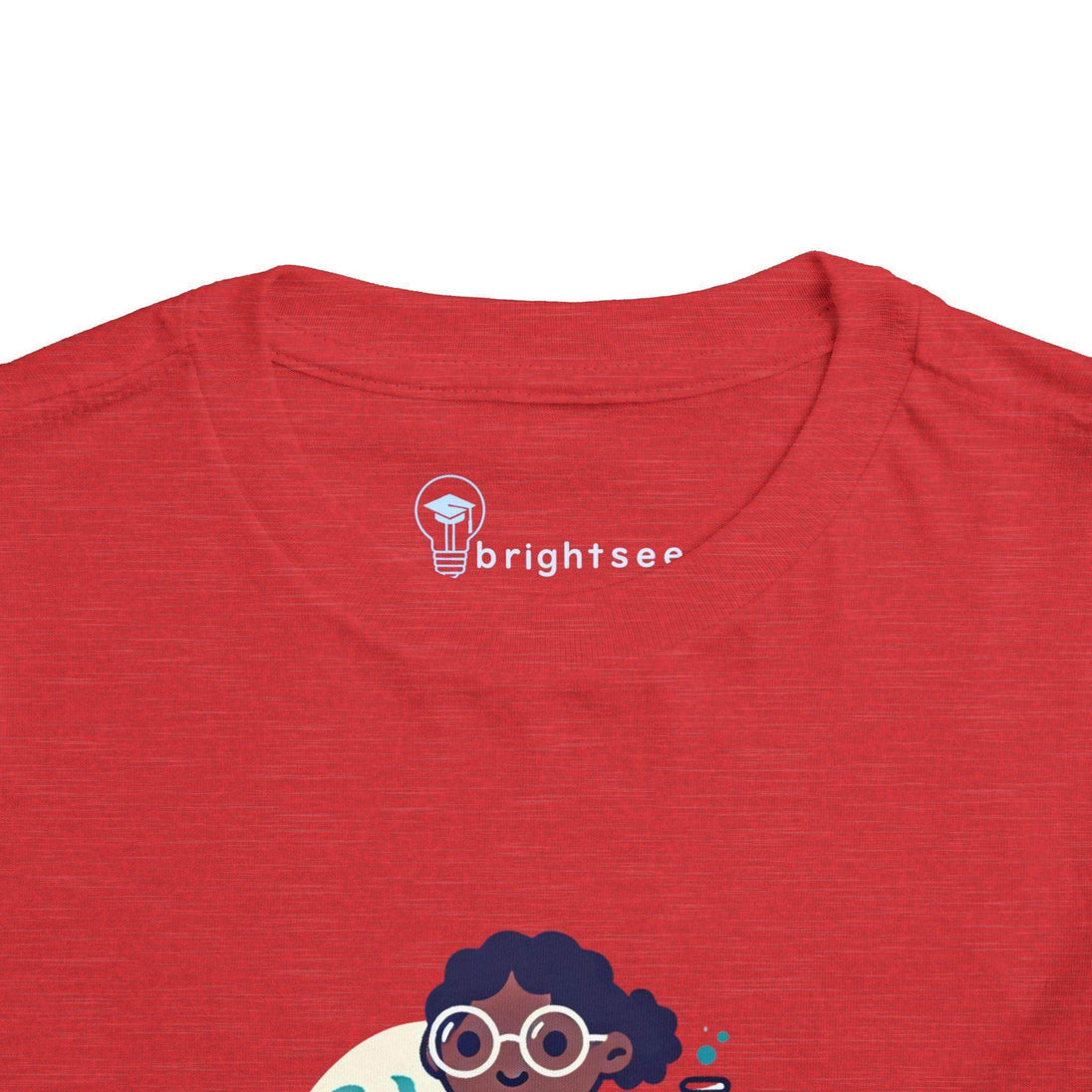 Surfing Scientist Girl - Toddler Short Sleeve - Brightsee