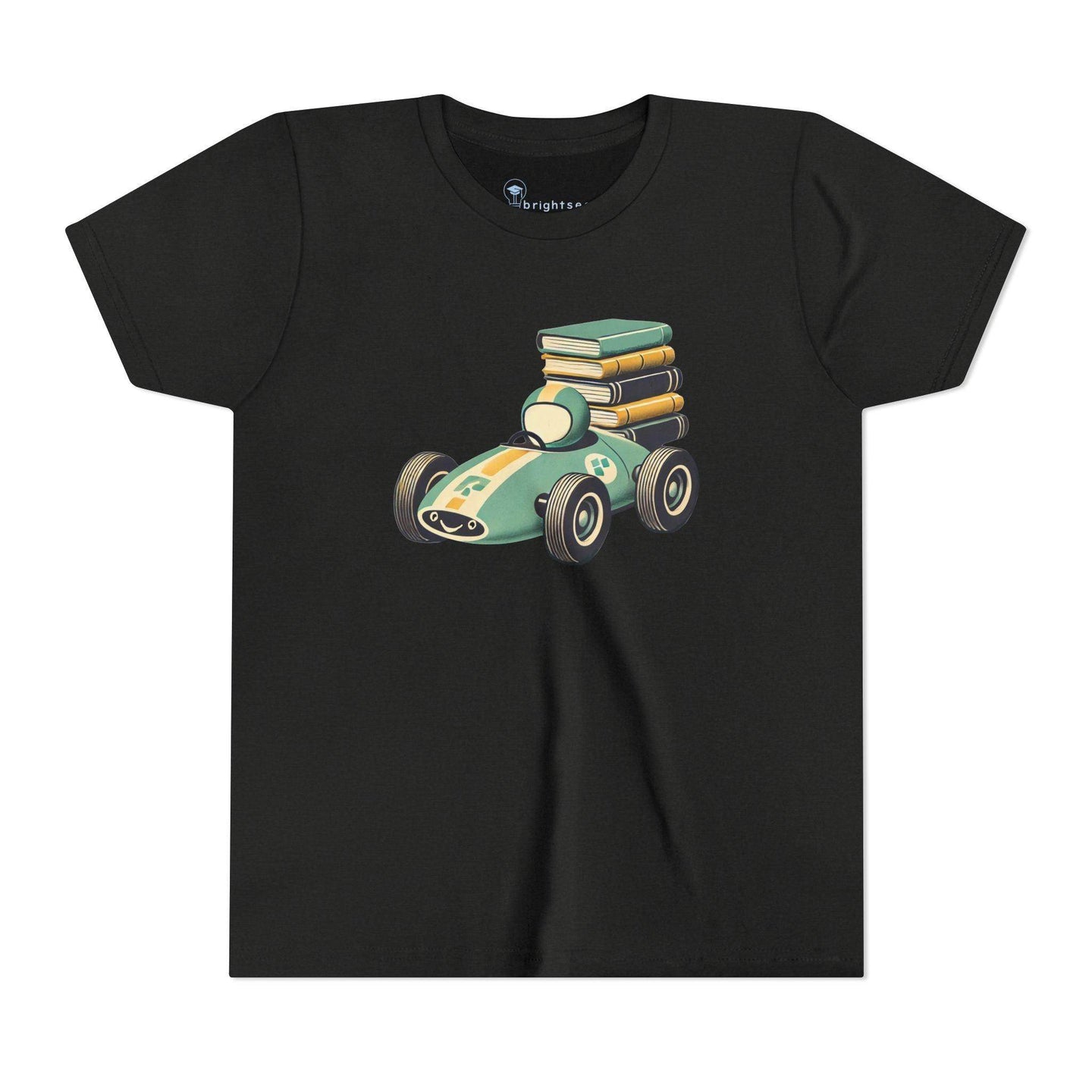 Book Delivery Race Car - Youth Short Sleeve - Brightsee