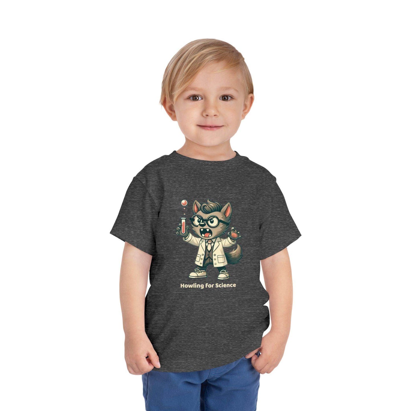 Howling for Science - Toddler Short Sleeve - Brightsee