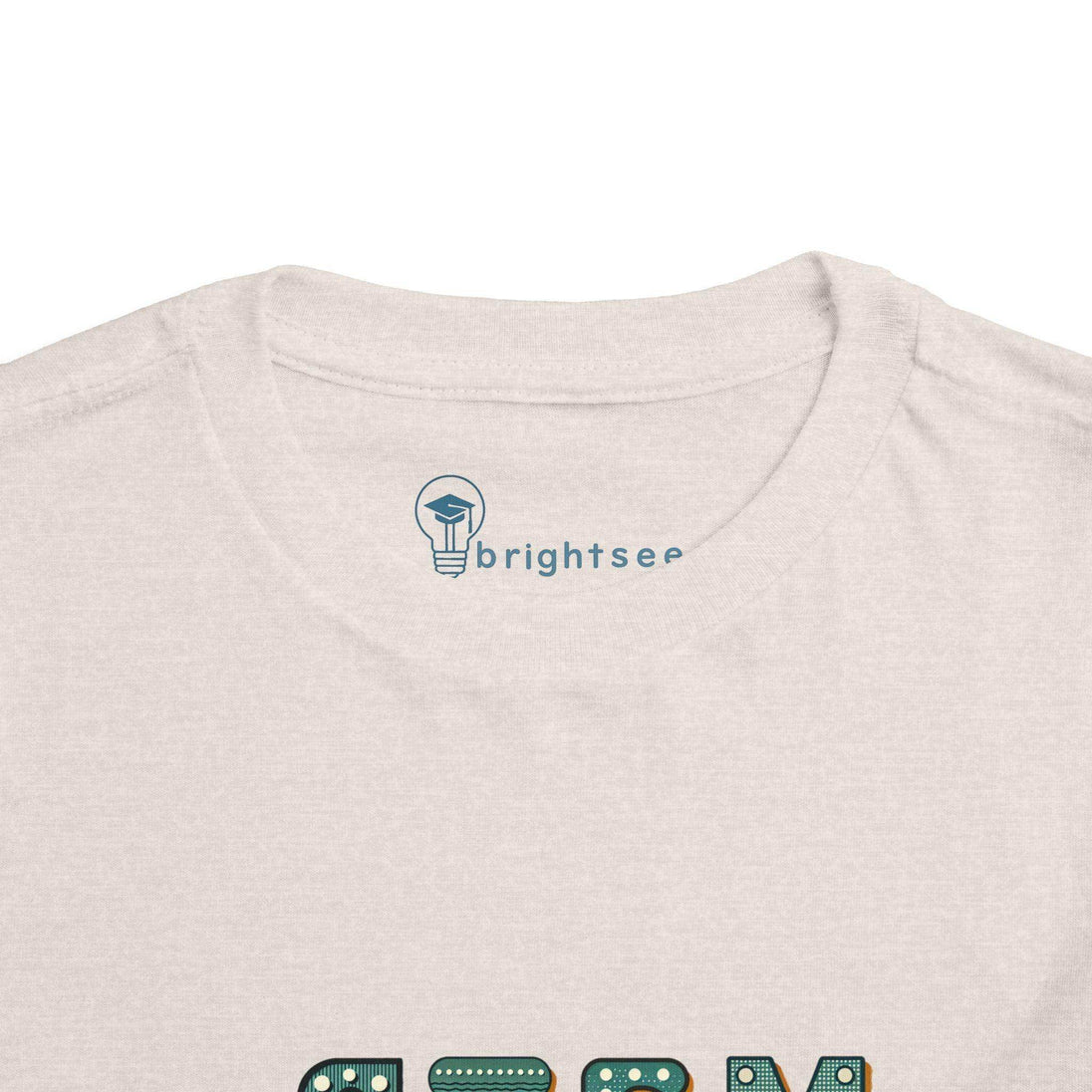 STEM Construction Bot on Ladder - Toddler Short Sleeve - Brightsee