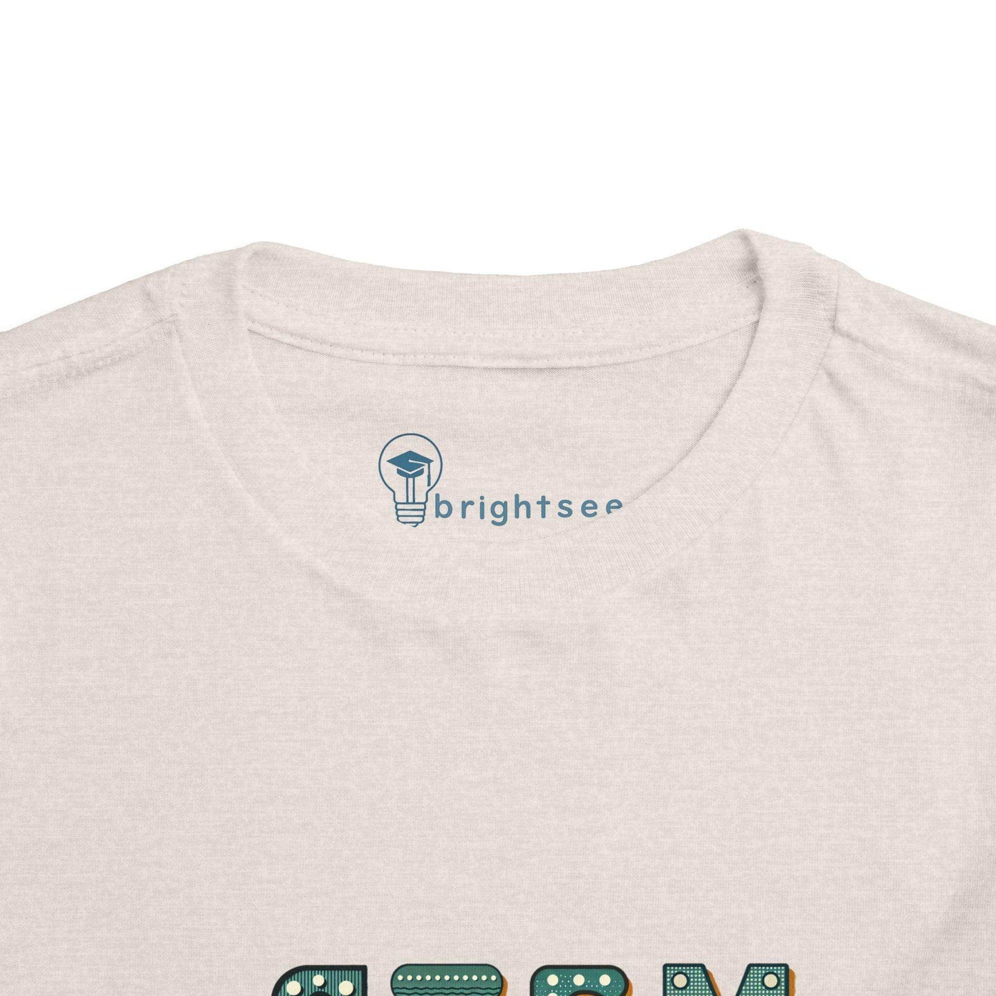 STEM Construction Bot on Ladder - Toddler Short Sleeve - Brightsee