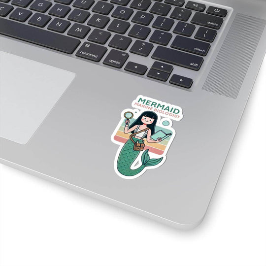 Mermaid Biologist Kiss-Cut Stickers - Brightsee