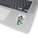 Mermaid Biologist Kiss-Cut Stickers - Brightsee