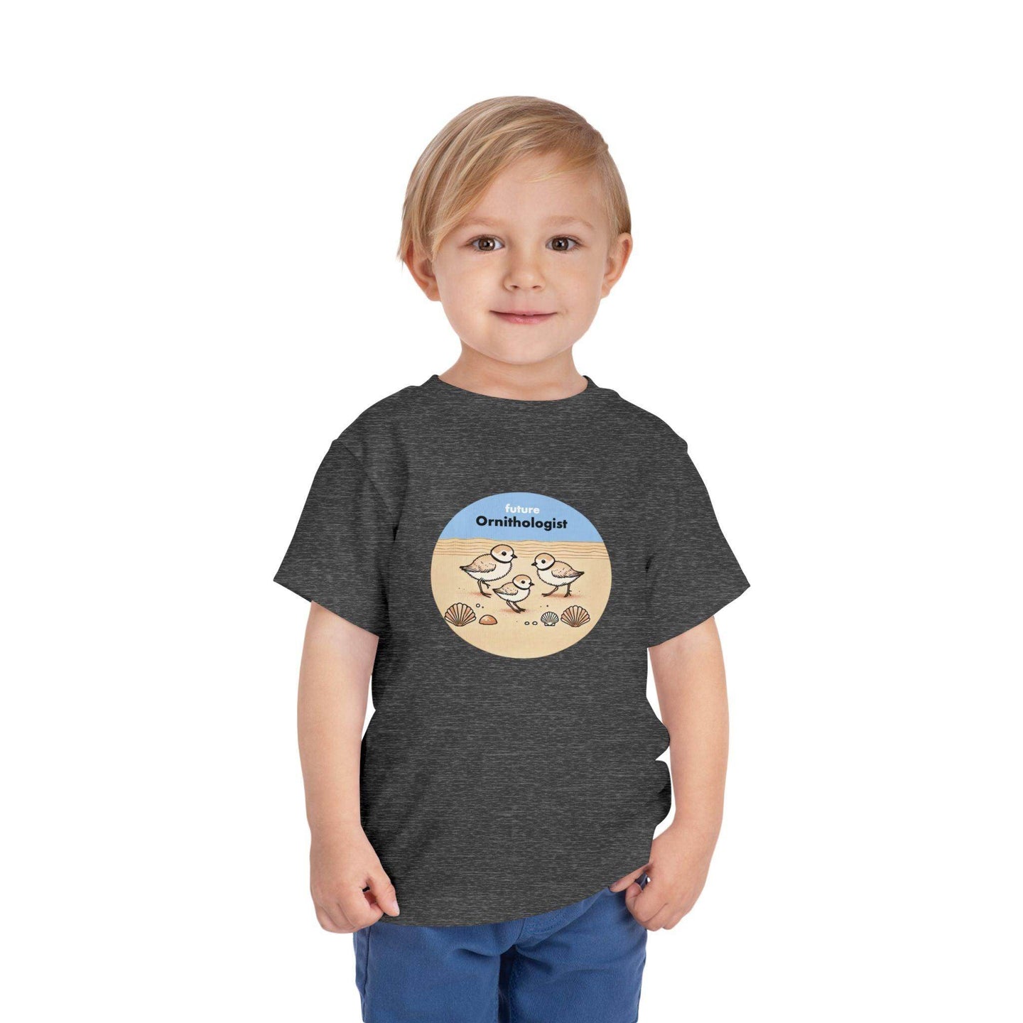 Future Ornithologist Plover - Toddler Short Sleeve - Brightsee