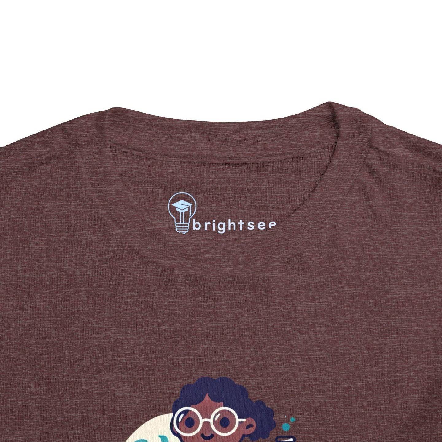 Surfing Scientist Girl - Toddler Short Sleeve - Brightsee