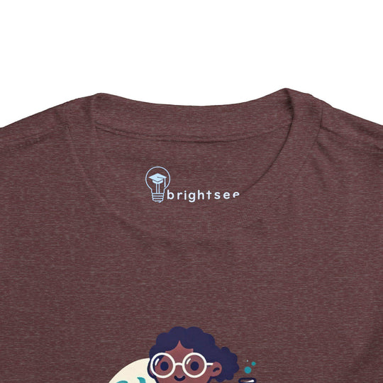 Surfing Scientist Girl - Toddler Short Sleeve - Brightsee