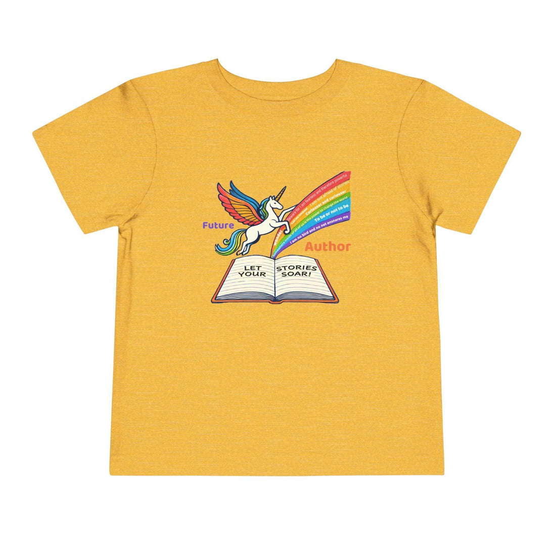 Future Author Alicorn - Toddler Short Sleeve - Brightsee