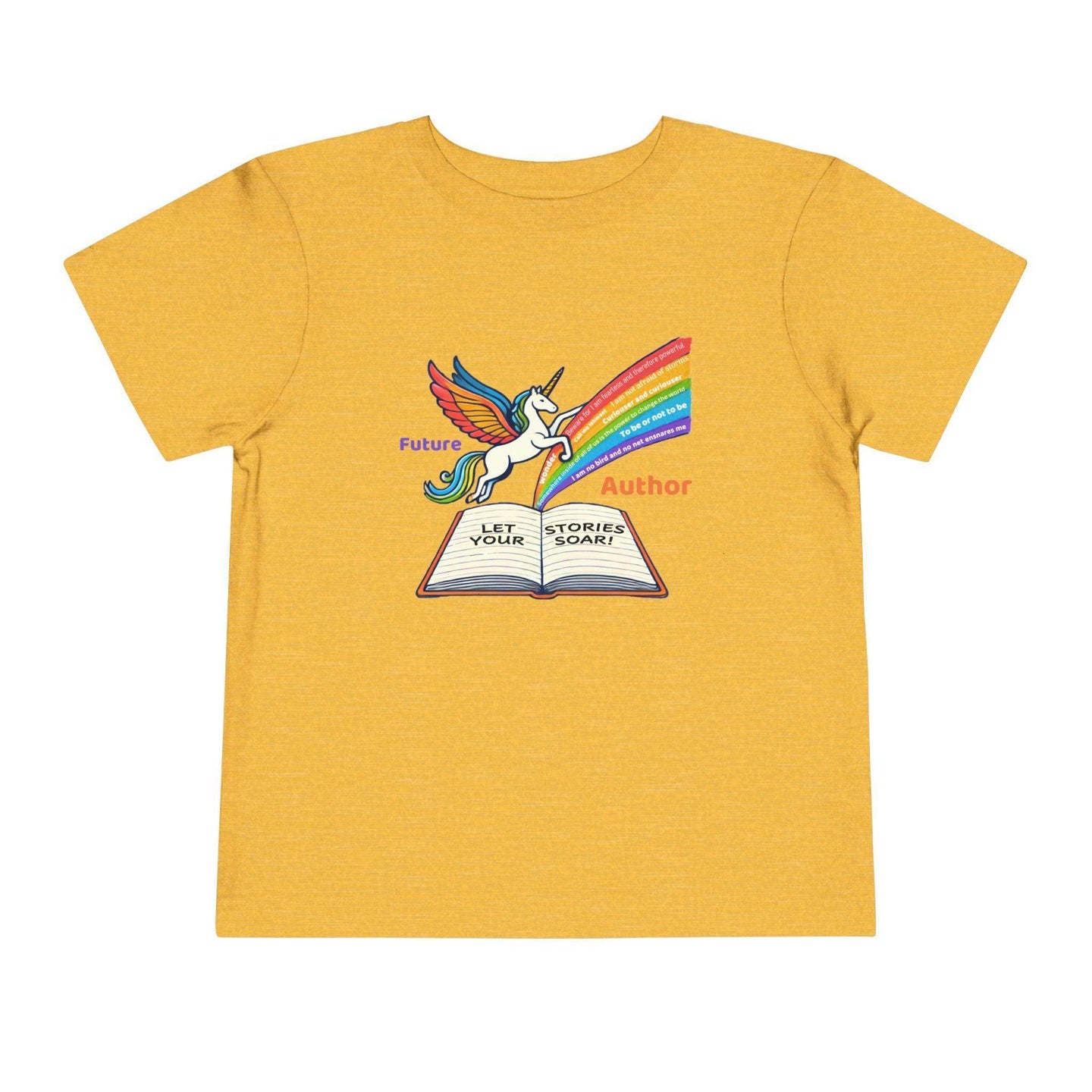 Future Author Alicorn - Toddler Short Sleeve - Brightsee