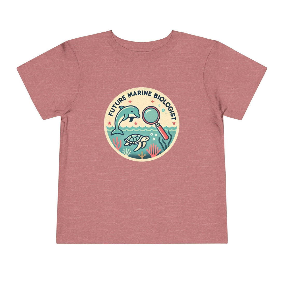 Future Marine Biologist Circle - Toddler Short Sleeve - Brightsee
