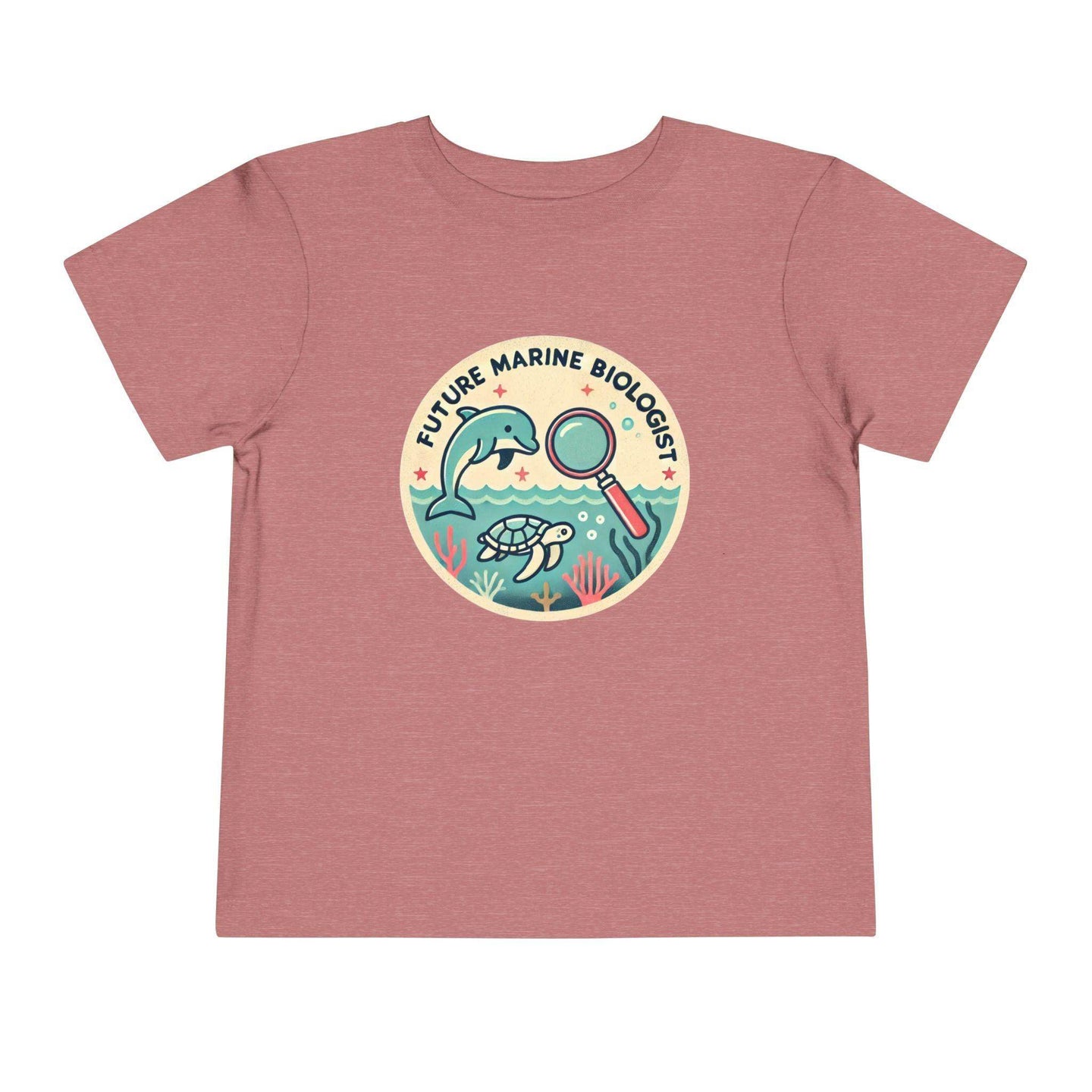 Future Marine Biologist Circle - Toddler Short Sleeve - Brightsee