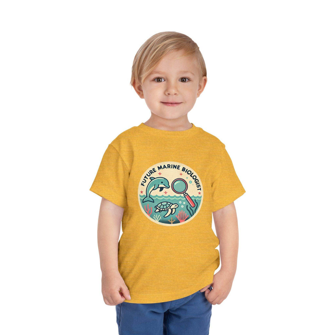 Future Marine Biologist Circle - Toddler Short Sleeve - Brightsee
