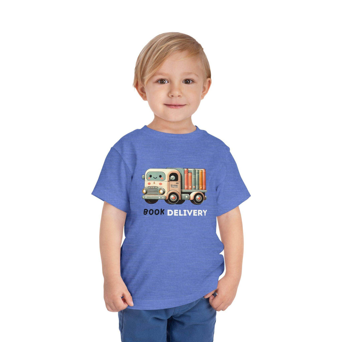 Book Delivery Truck - Toddler Short Sleeve - Brightsee