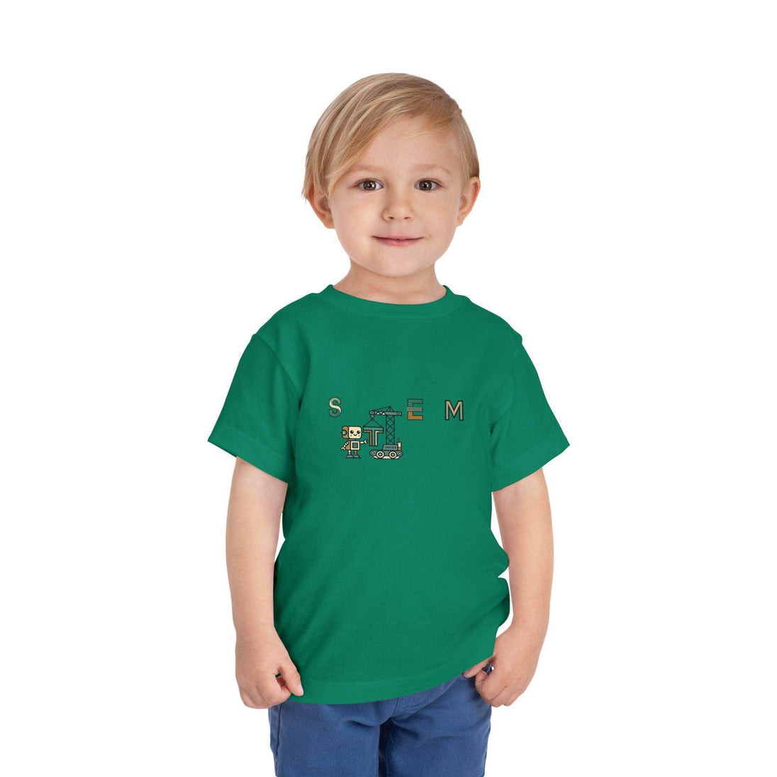 STEM Builder Crane - Toddler Short Sleeve - Brightsee
