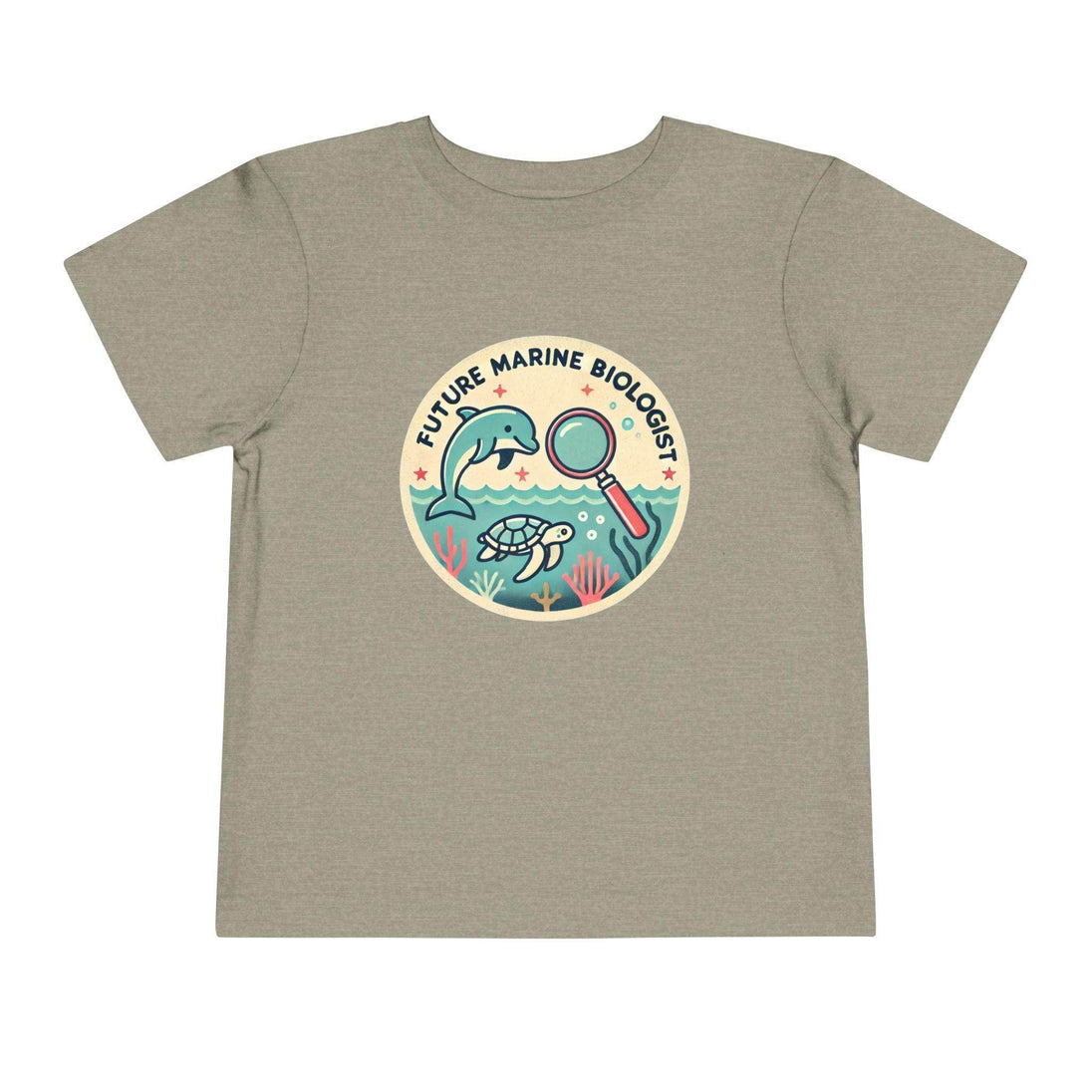 Future Marine Biologist Circle - Toddler Short Sleeve - Brightsee