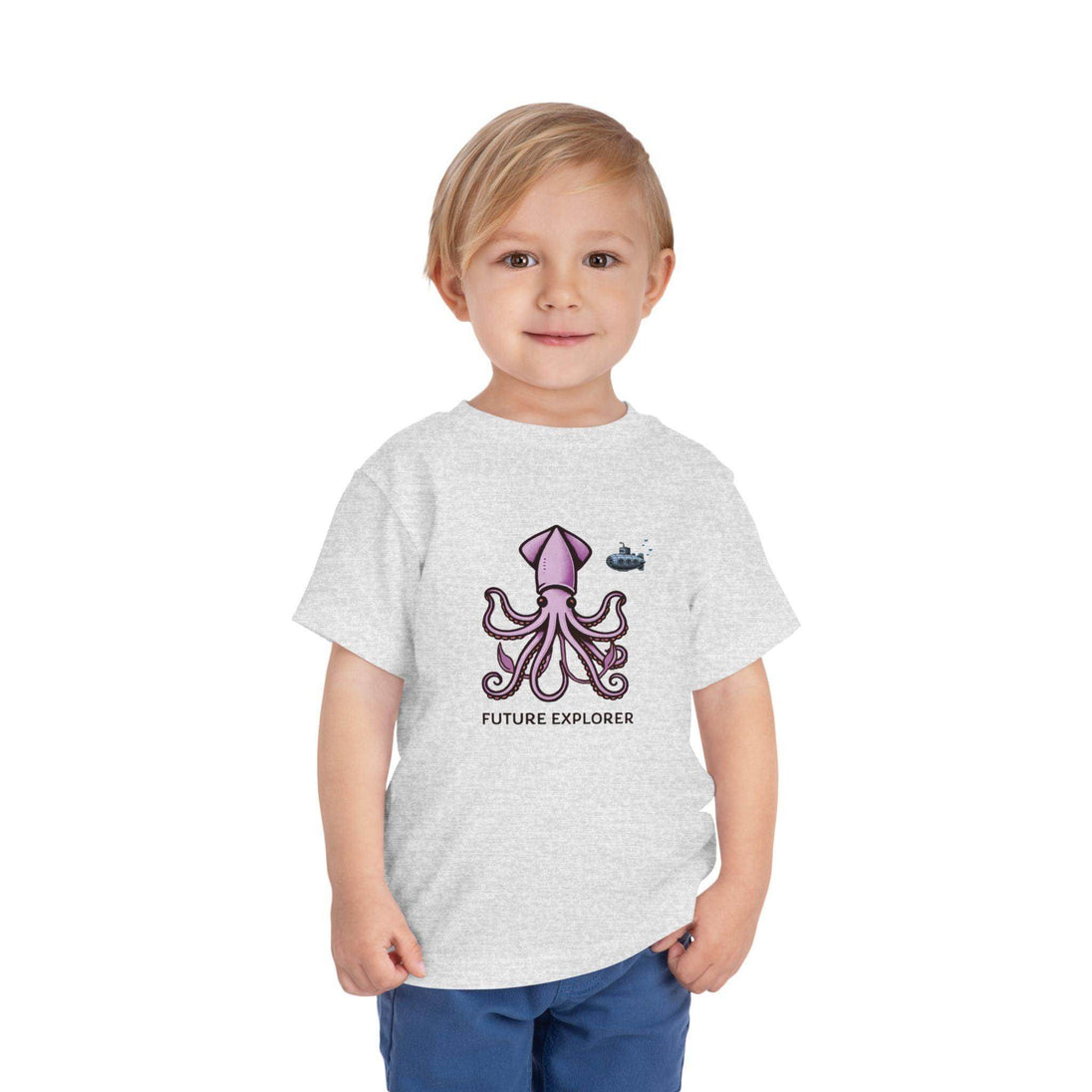 Future Explorer Squid - Toddler Short Sleeve - Brightsee