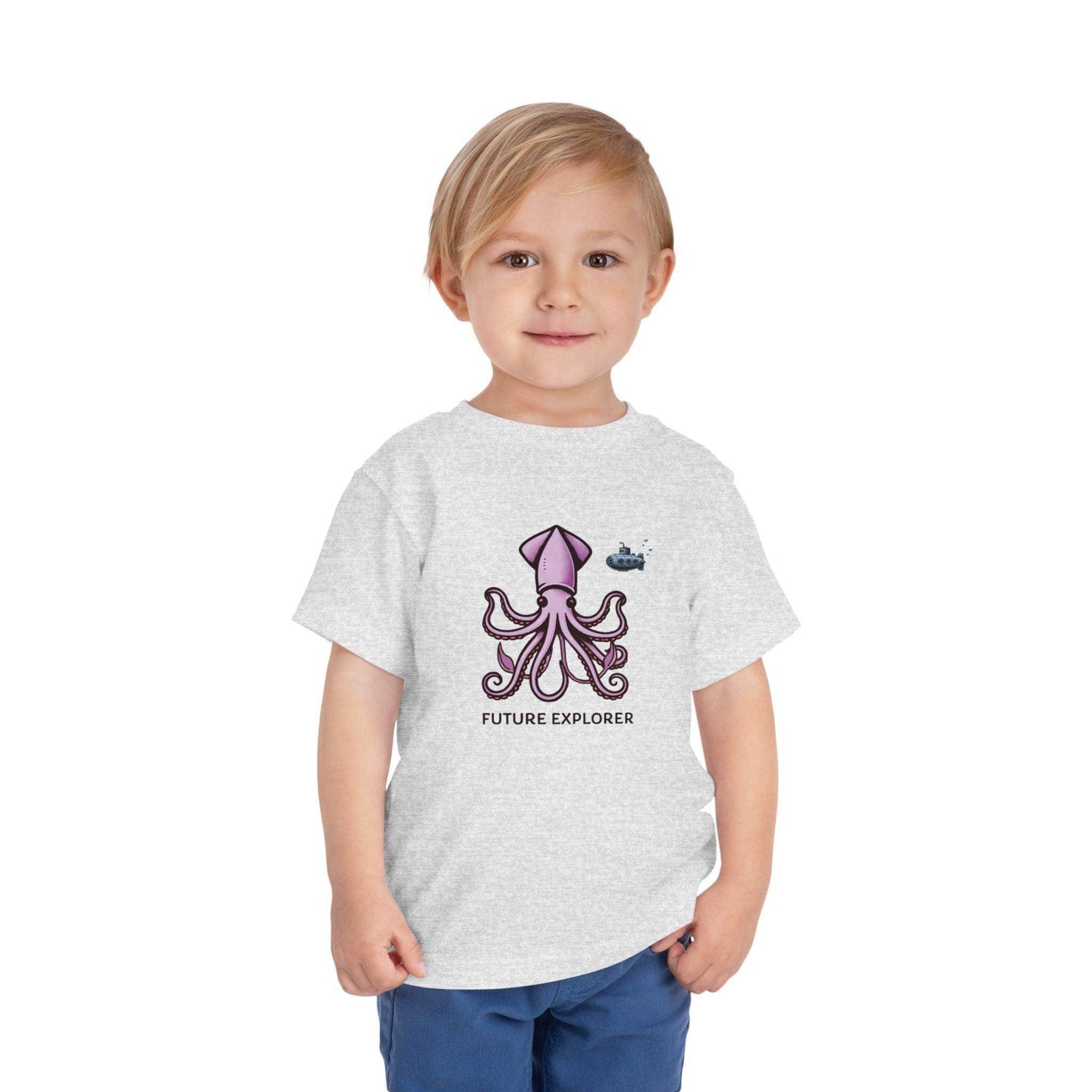 Future Explorer Squid - Toddler Short Sleeve - Brightsee