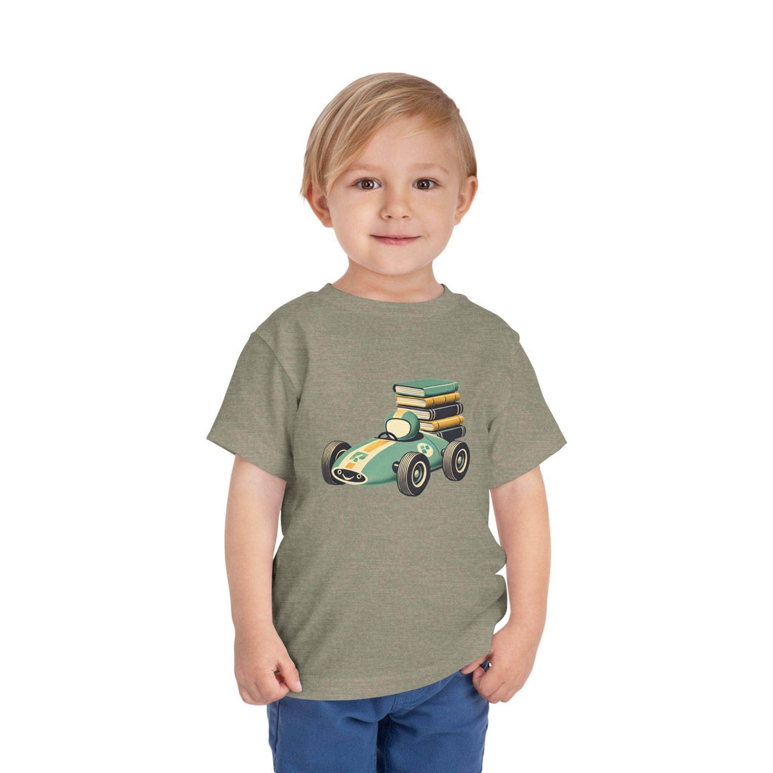 Book Delivery Race Car - Toddler Short Sleeve - Brightsee