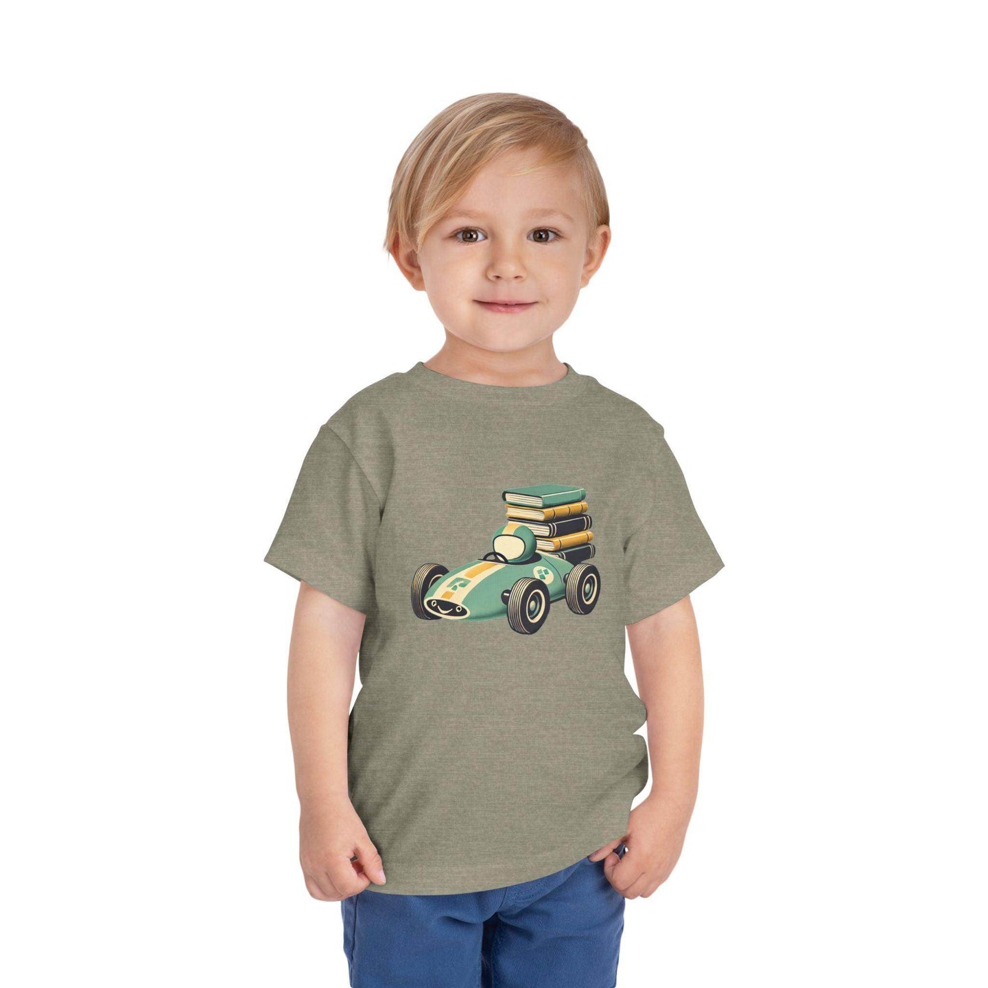 Book Delivery Race Car - Toddler Short Sleeve - Brightsee