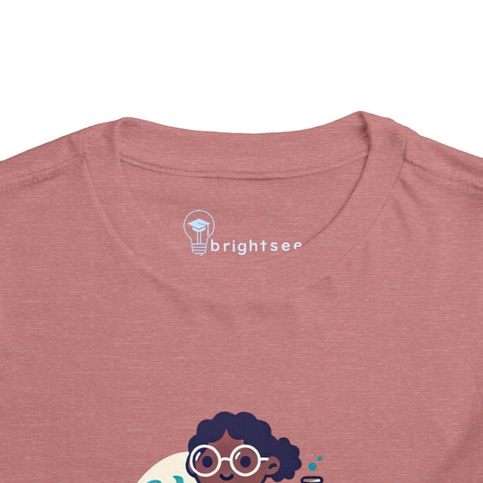 Surfing Scientist Girl - Toddler Short Sleeve - Brightsee
