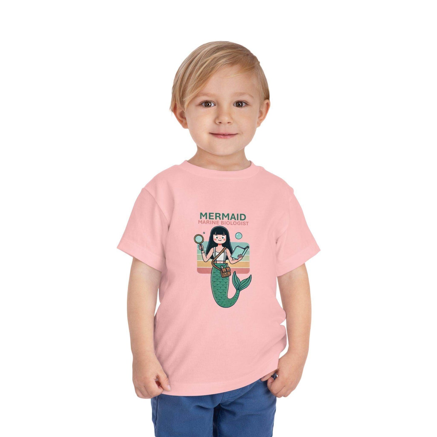Mermaid Marine Biologist - Toddler Short Sleeve - Brightsee