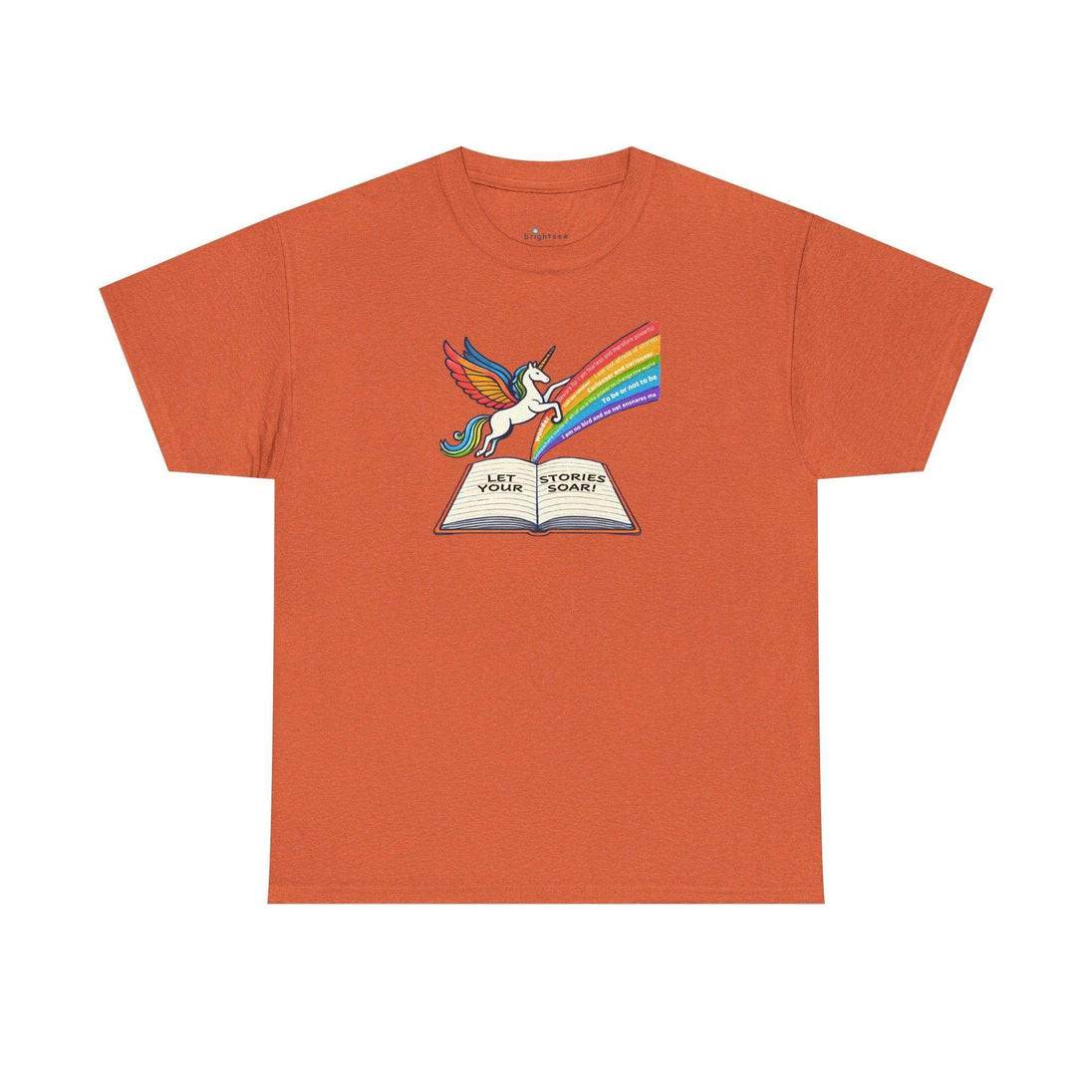 Alicorn Reading - Adult Unisex Heavy Cotton - Brightsee