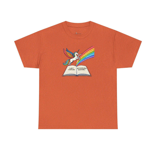 Alicorn Reading - Adult Unisex Heavy Cotton - Brightsee