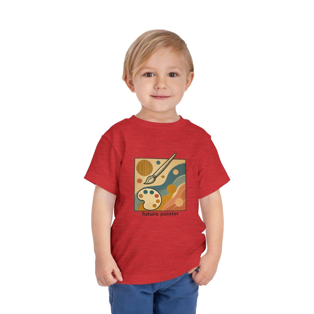 Future Artist Brushstrokes - Toddler Short Sleeve - Brightsee