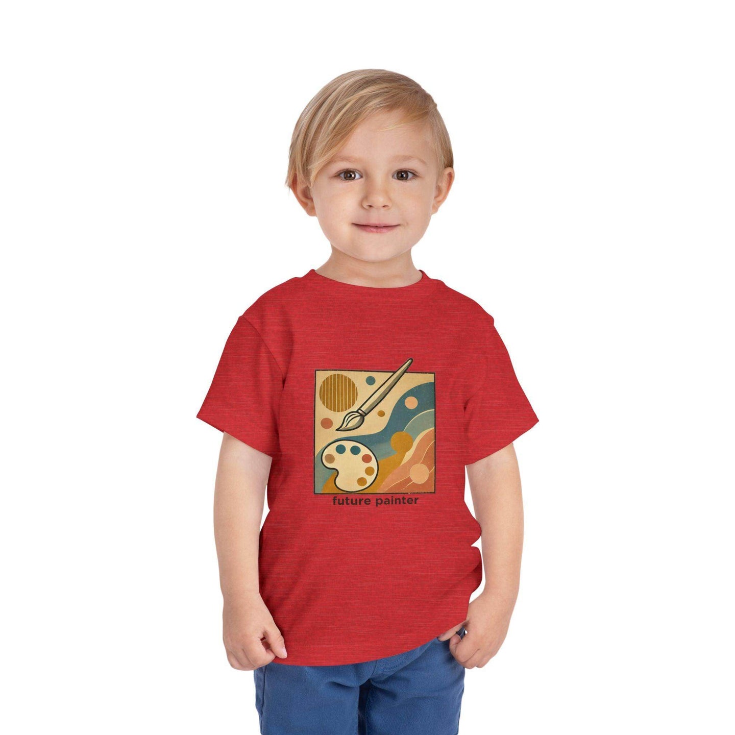 Future Artist Brushstrokes - Toddler Short Sleeve - Brightsee