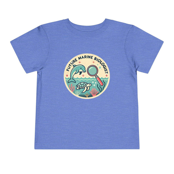 Future Marine Biologist Circle - Toddler Short Sleeve - Brightsee