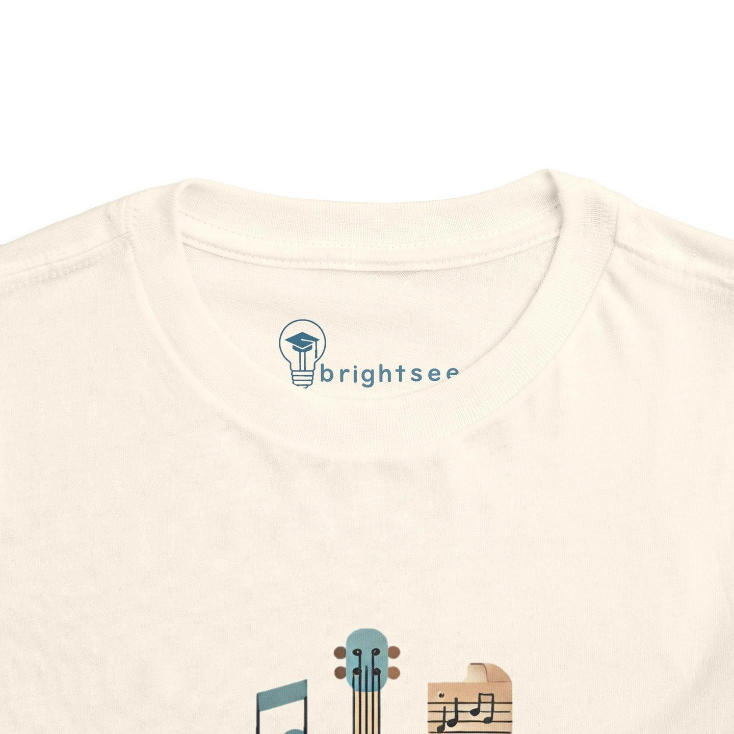 Future Musician Guitar Note - Toddler Short Sleeve - Brightsee