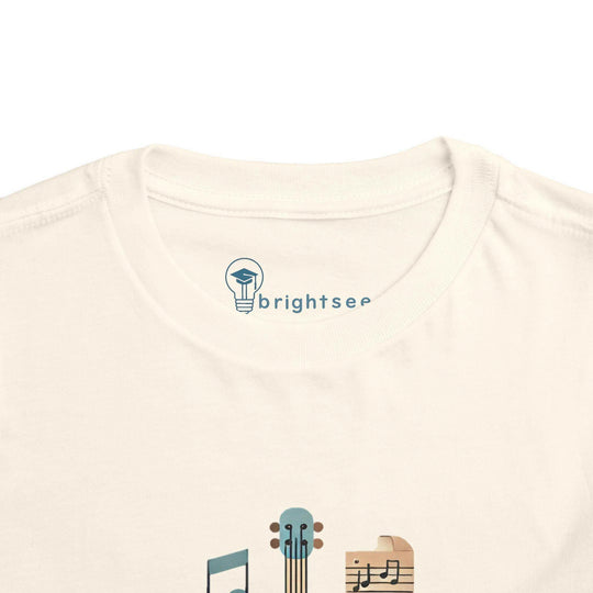 Future Musician Guitar Note - Toddler Short Sleeve - Brightsee
