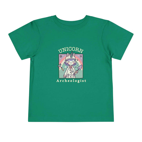 Unicorn Archeologist - Toddler Short Sleeve - Brightsee