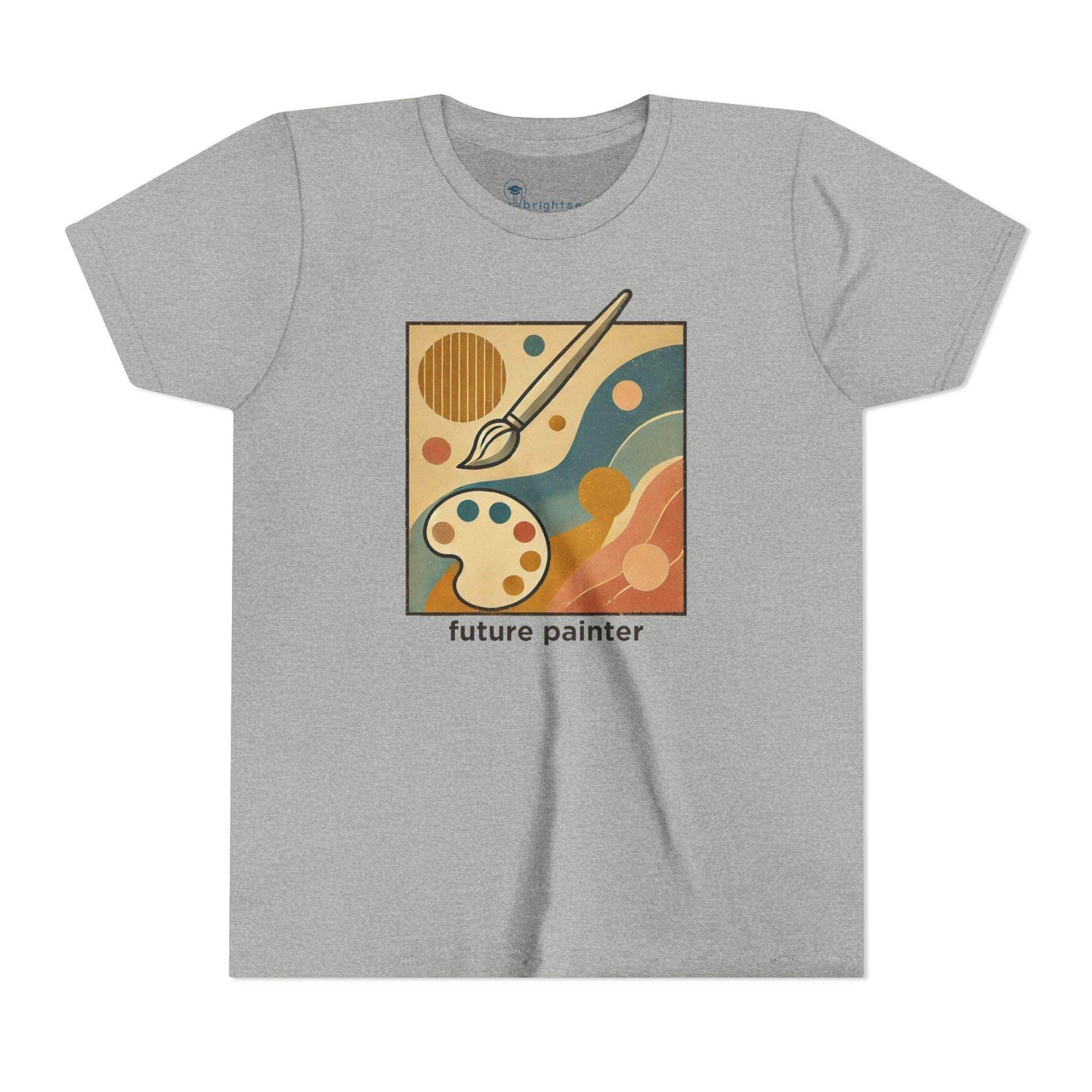 Future Artist Brushstrokes - Youth Short Sleeve Tee - Brightsee
