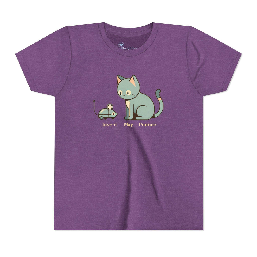 Robot Mouse and Cat - Youth Short Sleeve - Brightsee