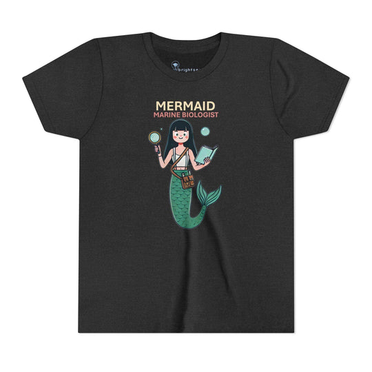 Mermaid Marine Biologist - Youth Short Sleeve - Brightsee