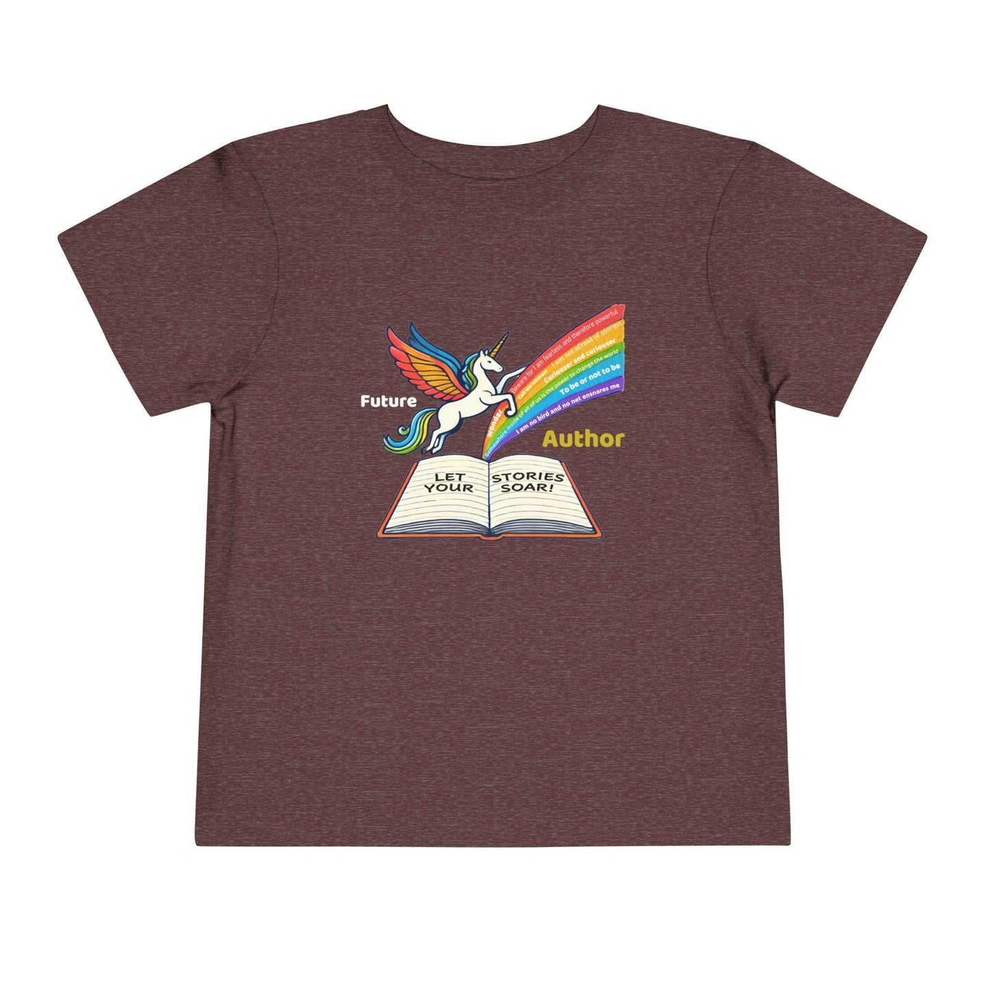 Future Author Alicorn - Toddler Short Sleeve - Brightsee