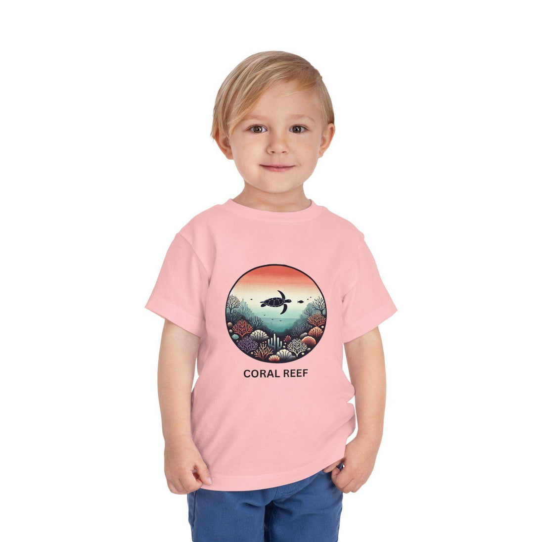 Coral Reef - Toddler Short Sleeve Tee - Brightsee