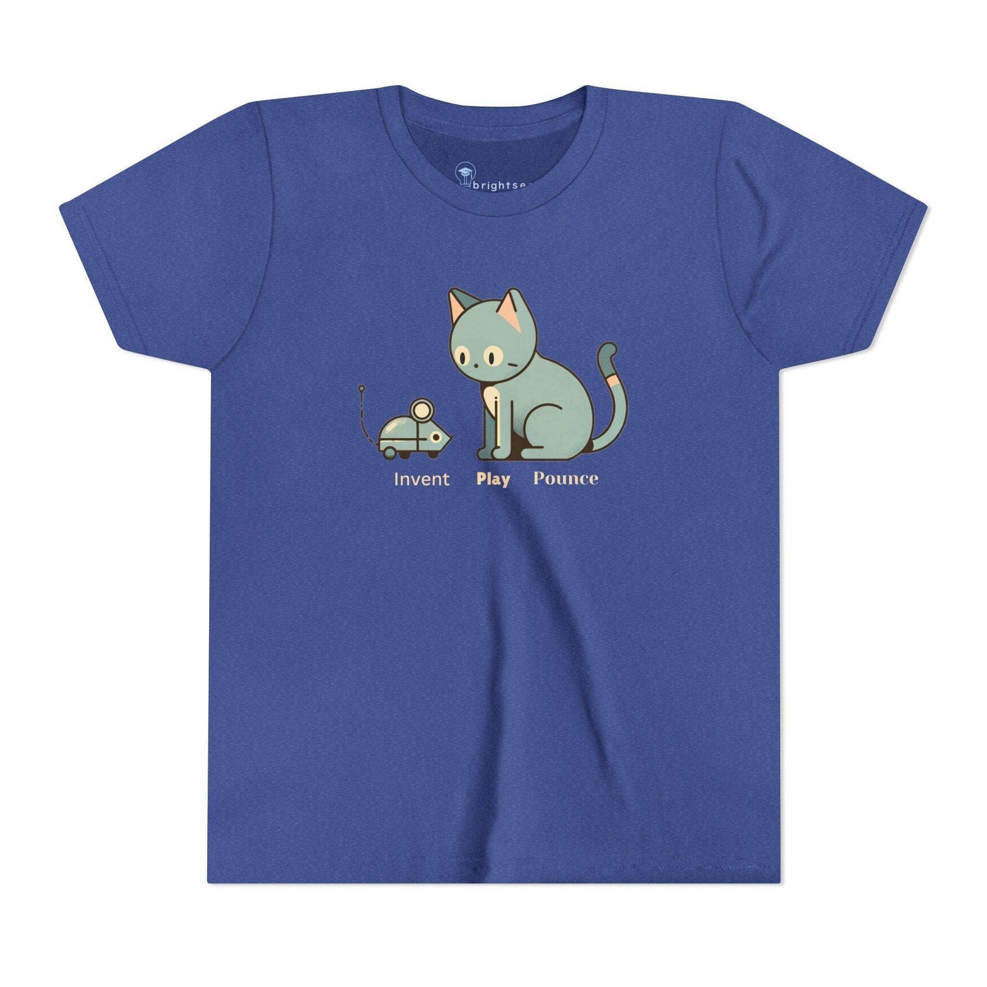 Robot Mouse and Cat - Youth Short Sleeve - Brightsee