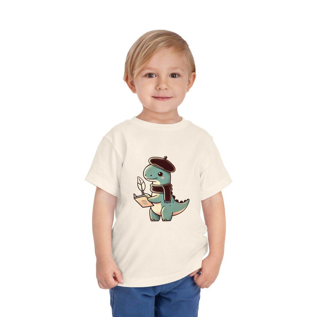 Dinosaur Author - Toddler Short Sleeve - Brightsee
