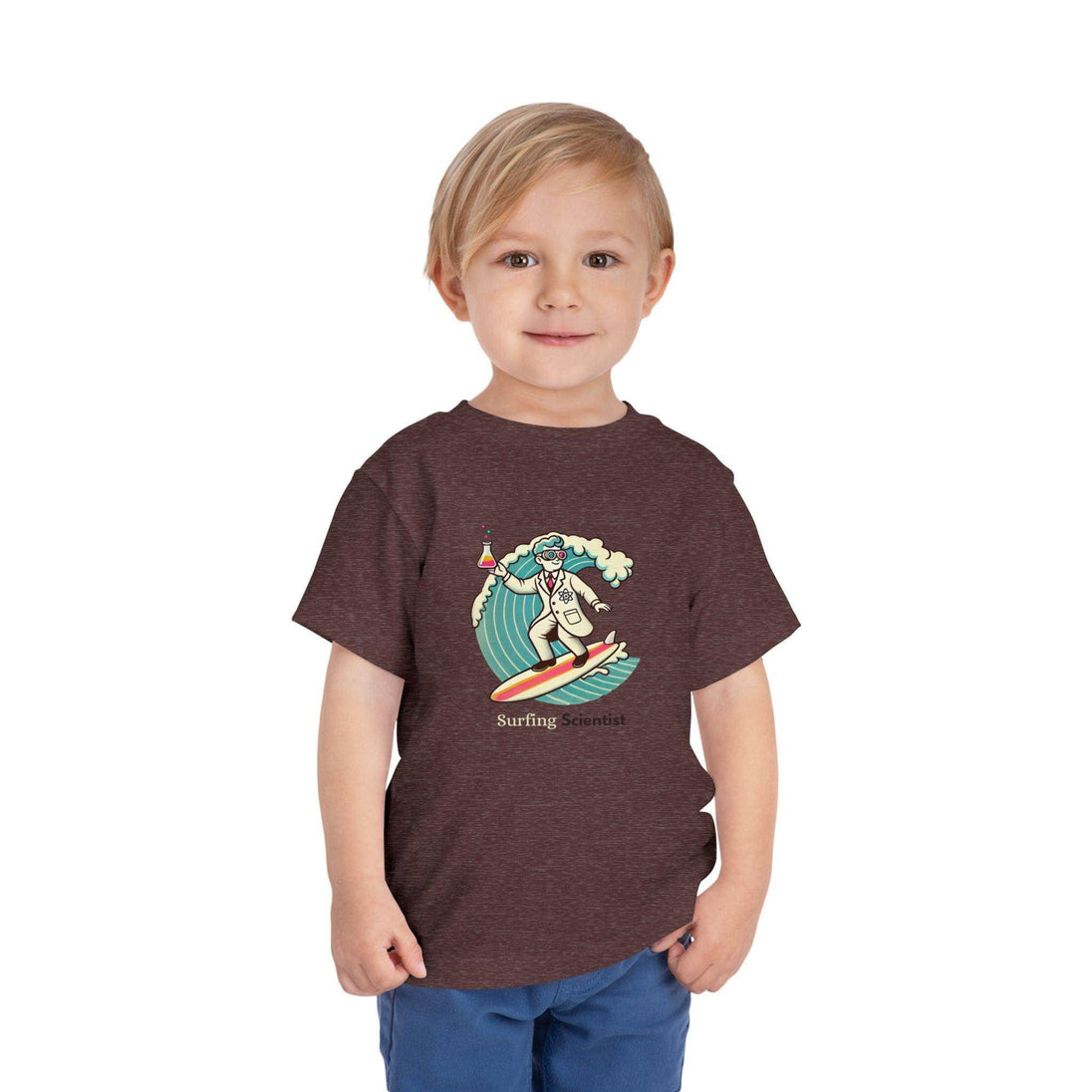 Surfing Scientist - Toddler Short Sleeve - Brightsee