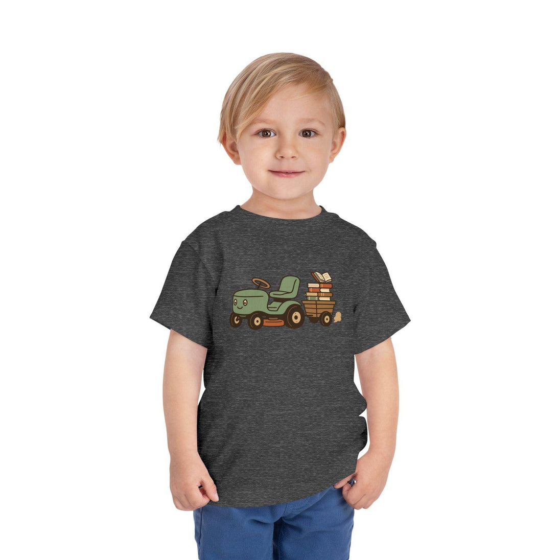 Lawn Mower Book Delivery - Toddler Short Sleeve - Brightsee