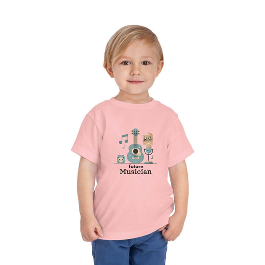 Future Musician Guitar Note - Toddler Short Sleeve - Brightsee