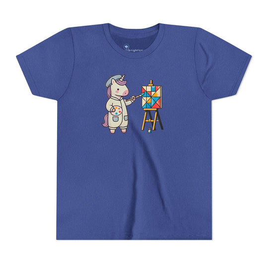 Painting Unicorn - Youth Short Sleeve - Brightsee