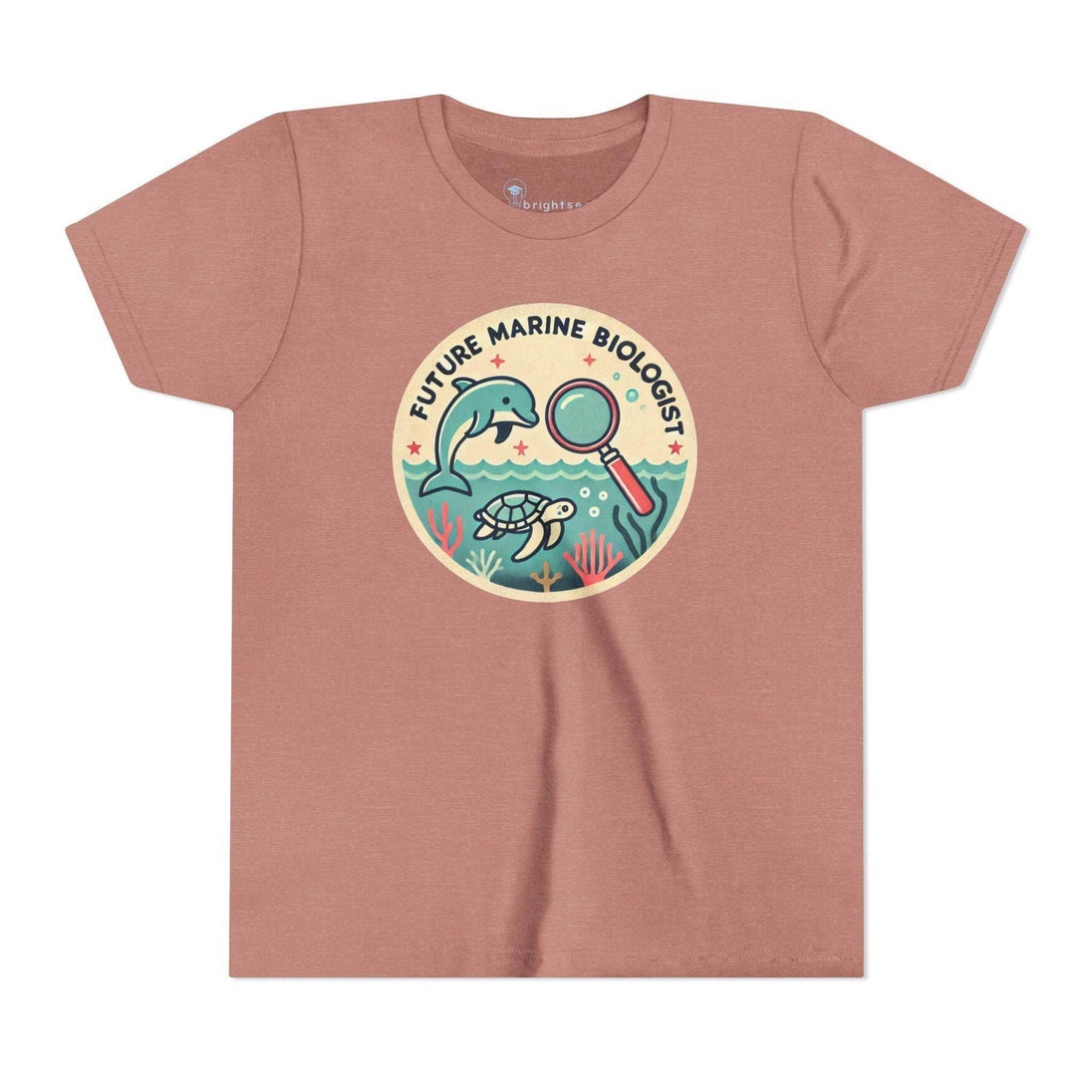 Future Marine Biologist Circle - Youth Short Sleeve - Brightsee