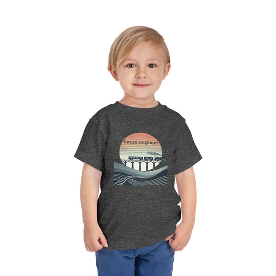 Future Engineer Train - Toddler Short Sleeve - Brightsee