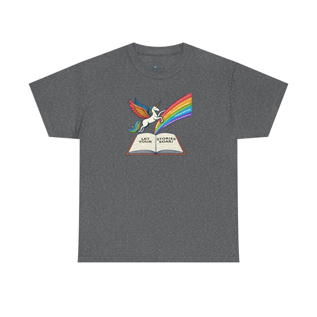 Alicorn Reading - Adult Unisex Heavy Cotton - Brightsee