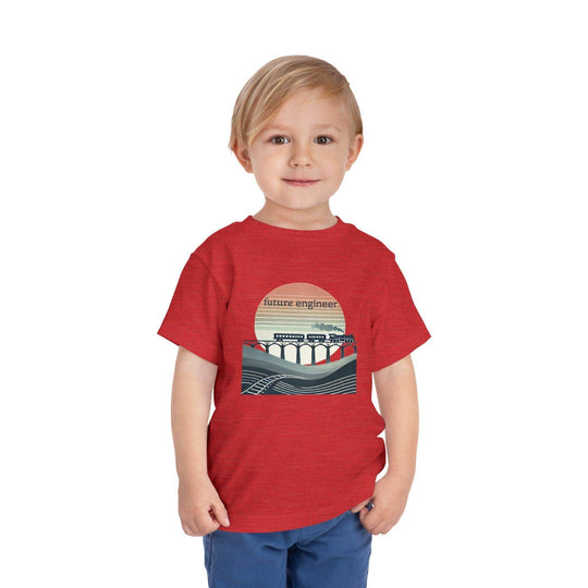 Future Engineer Train - Toddler Short Sleeve - Brightsee