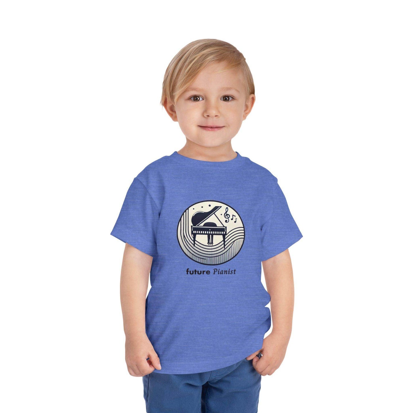 Future Pianist - Toddler Short Sleeve - Brightsee